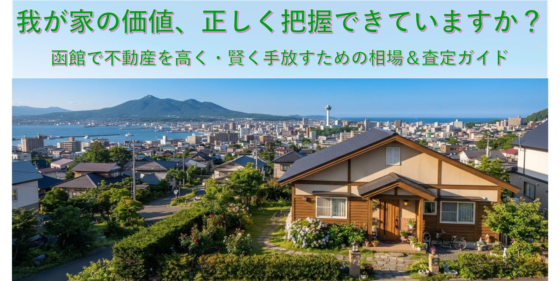 函館市で不動産売却!相場と査定の基本を押さえて損しない我が家へ